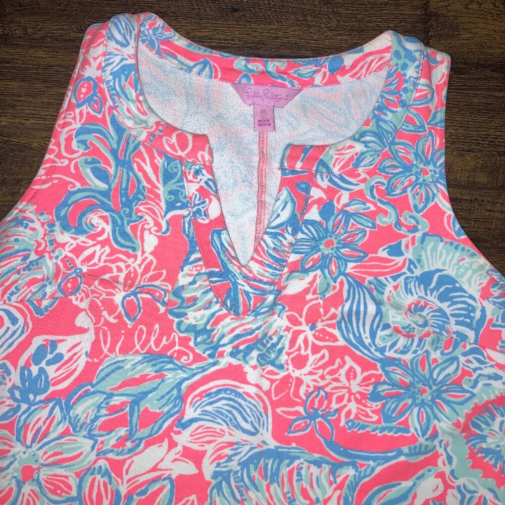 Lilly Pulitzer Pink Mini Dress – Cotton/Spandex – Size XS